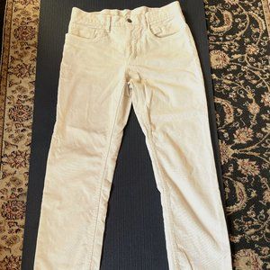 Brooks Brothers Corduroy Pants. Size 32x32. Slim Straight cut. Cream/Wheat color
